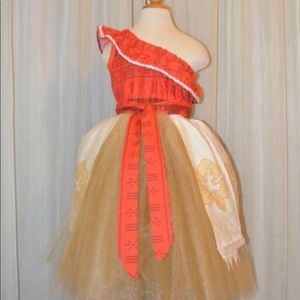 Polynesian Princess with Tulle - Girls size 5
